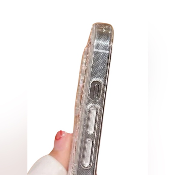 Coffee-Themed Clear Phone Case for iPhone 15 Pro Max - Picture 4 of 5